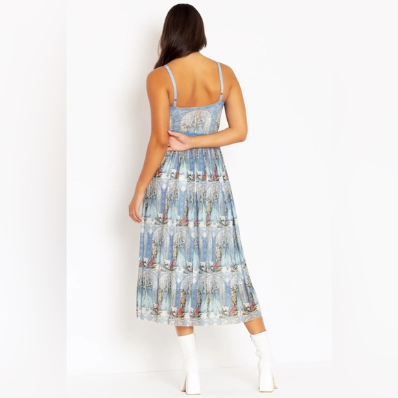 BLACKMILK The Snow Queen Sleeveless Wrap MIDAXI DRESS! - Picture 4 of 12